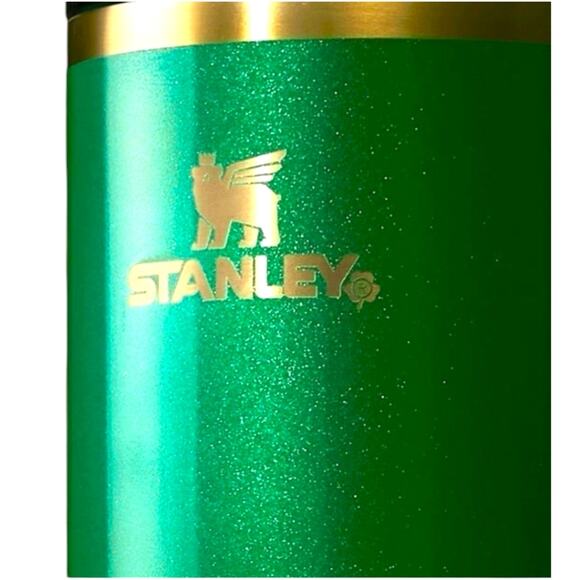 Stanley 40oz Quencher Tumbler -Limited Edition Shamrock Green & Gold With Extras - Picture 2 of 4